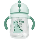 Copo com Alça e Canudo Dino Boy 240ml - Buba